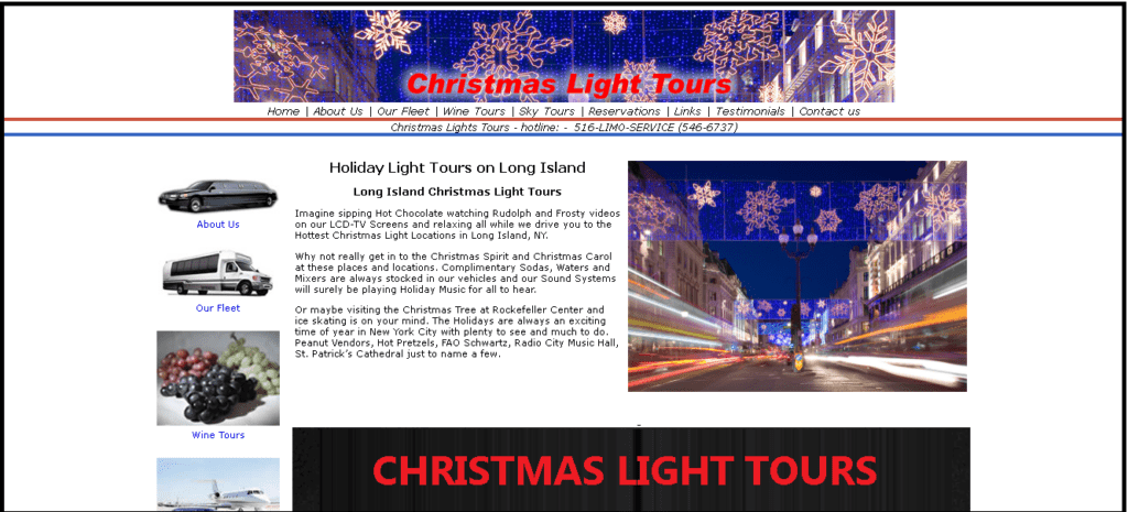 Christmas Light Tours in Dyker Heights & Long Island NY - LI Vineyard Tours aka Long Island Vineyard Tours