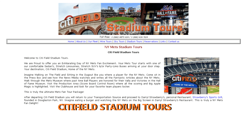 CitiField Stadium Tours - LI Vineyard Tours aka Long Island Vineyard Tour